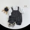 韓版80~130cm - 工裝吊帶褲 / 二色：圖片 8