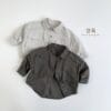 韓版80~130cm - 率性工裝襯衫 / 二色