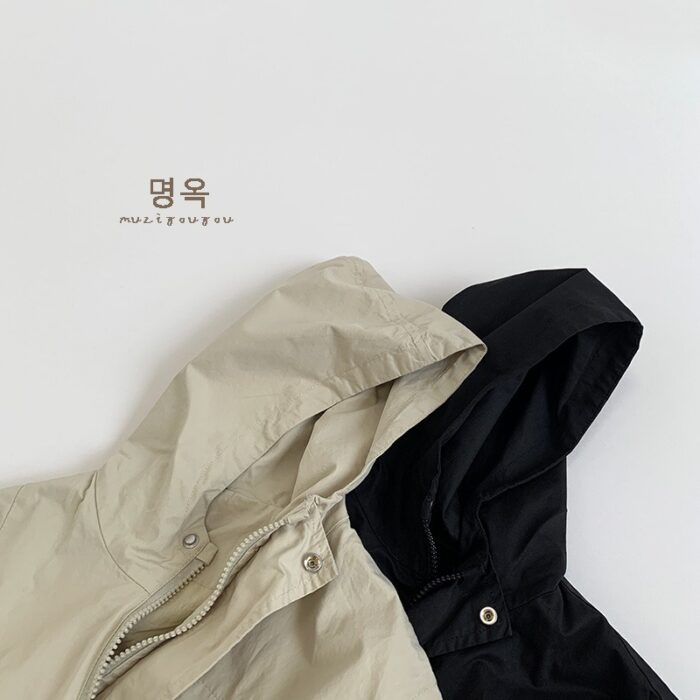 韓版80~130cm - 連帽拉鍊背心 / 二色：圖片 6
