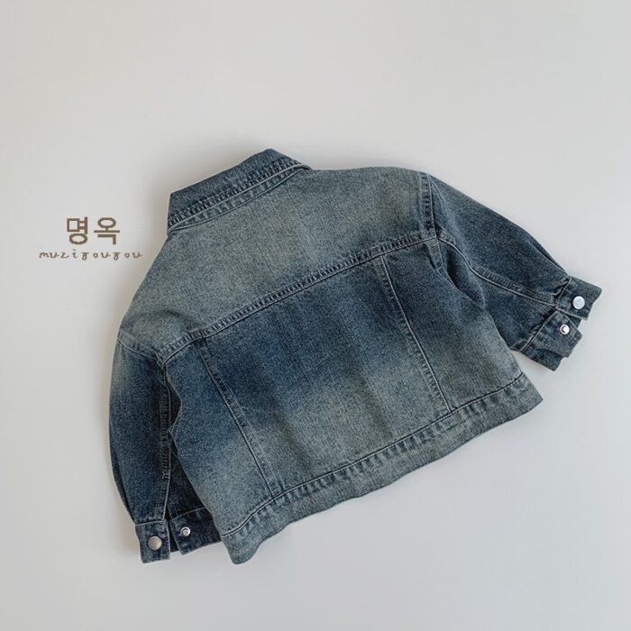 韓版80~130cm - 牛仔外套：圖片 7