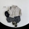 韓版80~130cm - 率性工裝襯衫 / 二色：圖片 5