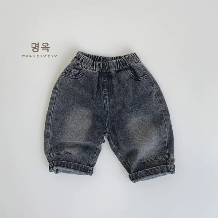 韓版80~130cm - 復古牛仔褲
