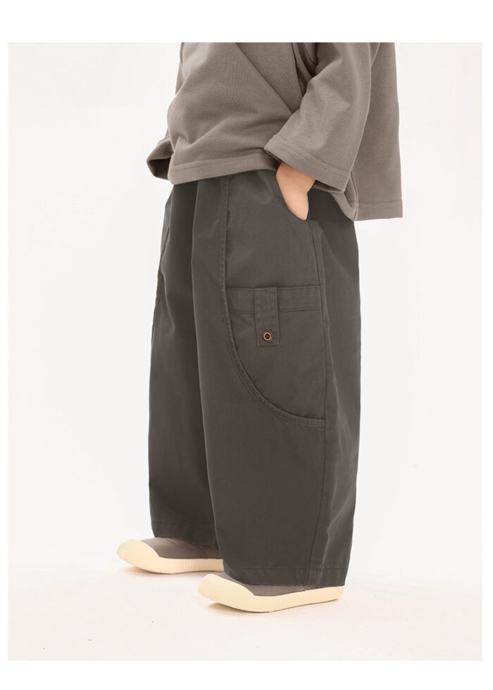 韓版春季90~140cm - 休閒寬鬆長褲 / 二色：圖片 5