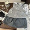 韓版夏季80~140 - 蝴蝶結背心 / 工裝裙：圖片 4