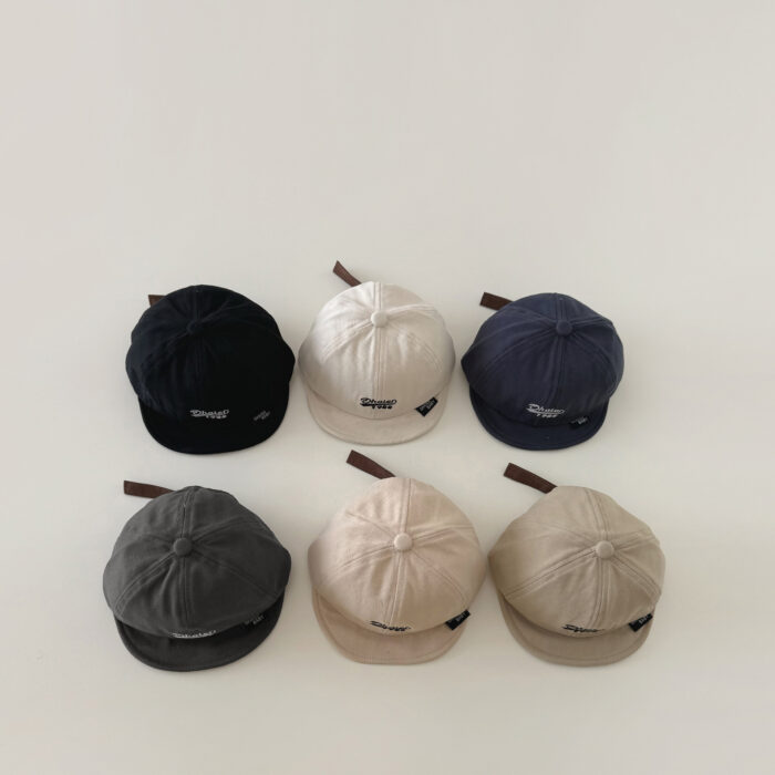 韓版夏季6m~3y - 率性刺繡棒球帽 / 七色：圖片 4