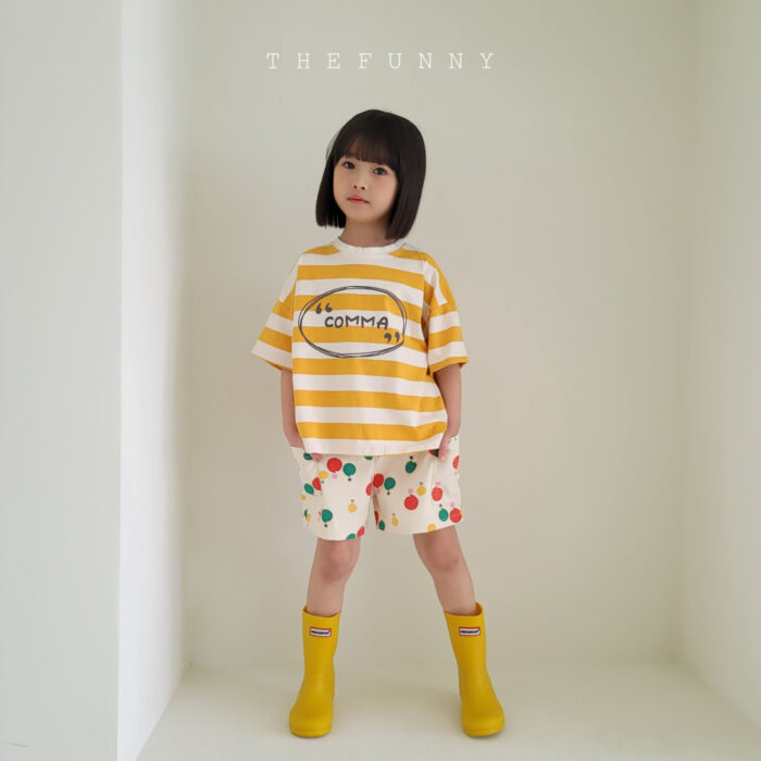 正韓90~130cm - 橫條上衣 / 二色：圖片 7