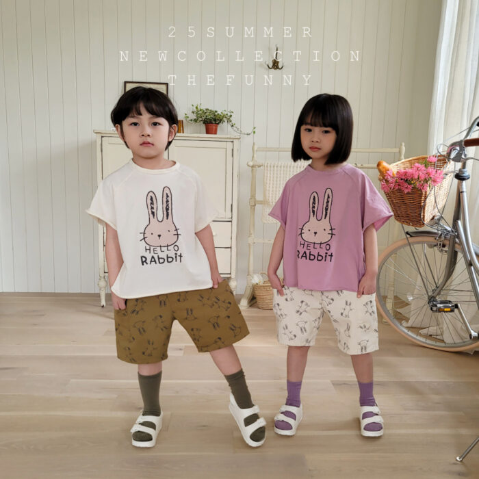 正韓90~130cm - 兔子上衣 / 二色：圖片 3