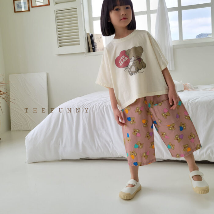 正韓90~130cm - 熊熊褲 / 二色：圖片 4