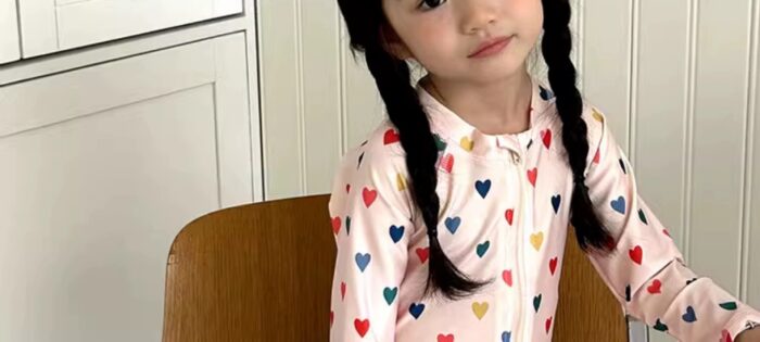 夏日泳裝80~140cm - 連身防曬長袖泳裝 / 二色：圖片 5