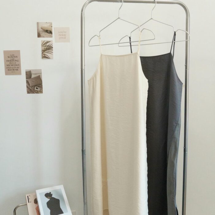 現貨韓版女裝 - 超好看假兩件氣質長洋 / 二色