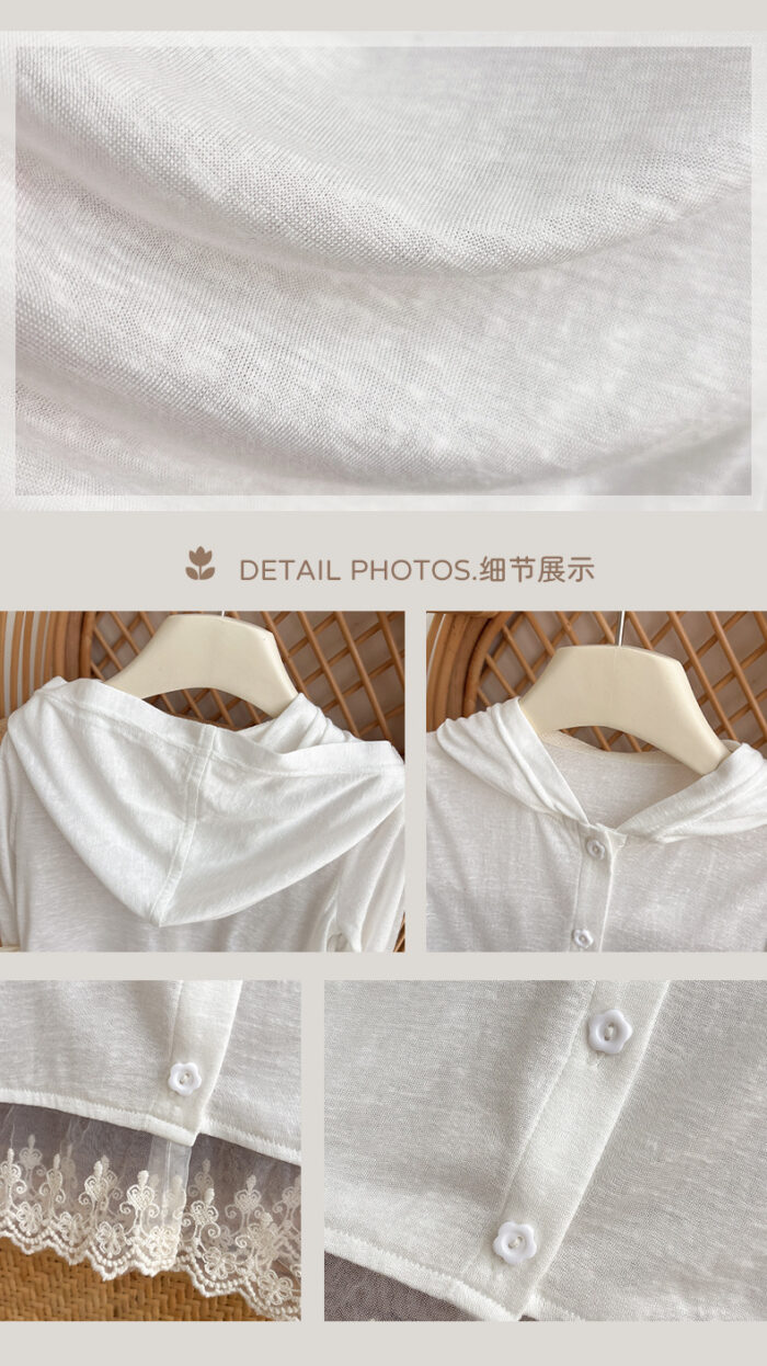 韓版夏季66~90cm -  蝴蝶結包屁衣+外套：圖片 5