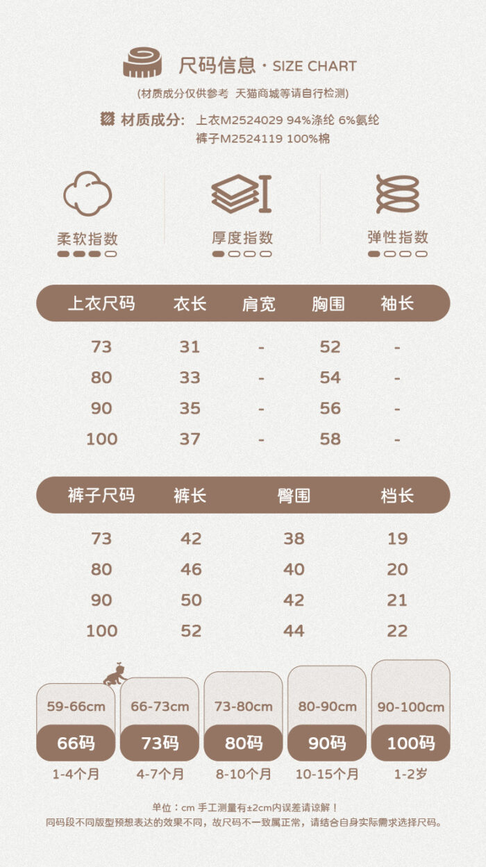 韓版夏季73~100cm - 荷葉上衣+格紋寬褲：圖片 2