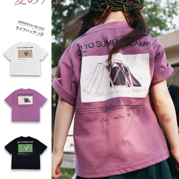 凹豆夏季親子100cm~L - outdoor 帳篷上衣 / 三色