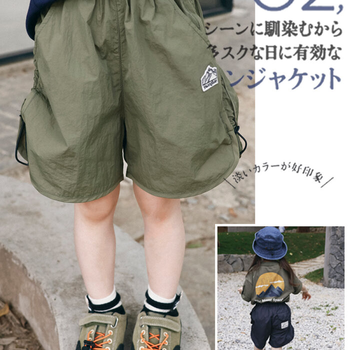 凹豆夏季親子100cm~L - outdoor 輕薄速乾短褲 / 二色