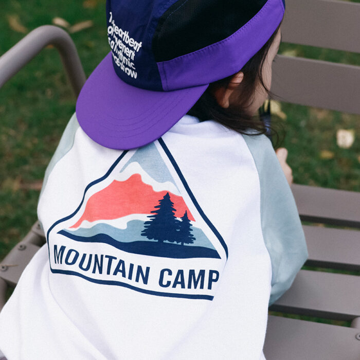 凹豆夏季100~150cm - outdoor 撞色山系上衣 / 二色