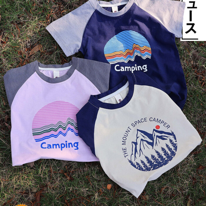 凹豆夏季100~150cm - outdoor 撞色山系上衣 / 三色