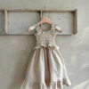 韓版夏季73~100cm - 荷葉肩帶洋裝 / 二色：圖片 3