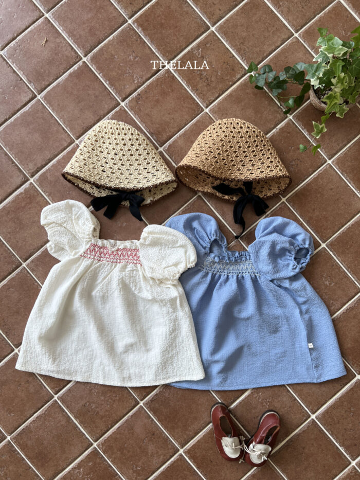 正韓夏季1~6Y - 公主袖洋裝 / 二色：圖片 5