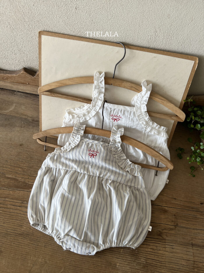 正韓夏季0~18m - 荷葉肩包屁衣 / 二色：圖片 2
