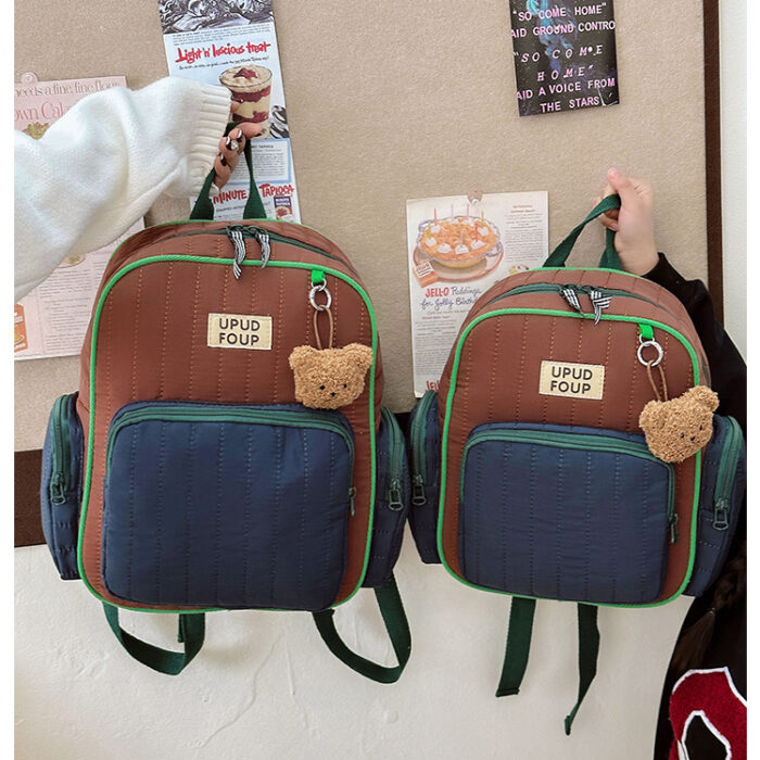 韓版包包 - 幼兒園可愛絎縫親子包包