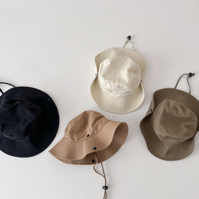 韓版帽子49~53cm - 抽繩漁夫帽 / 6色