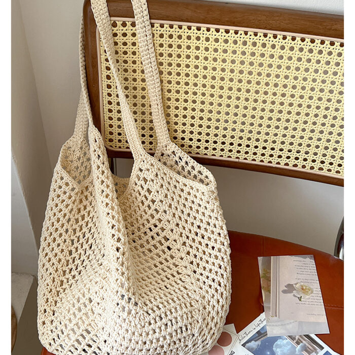 休閒大容量慵懶單肩渡假包包 / 6色