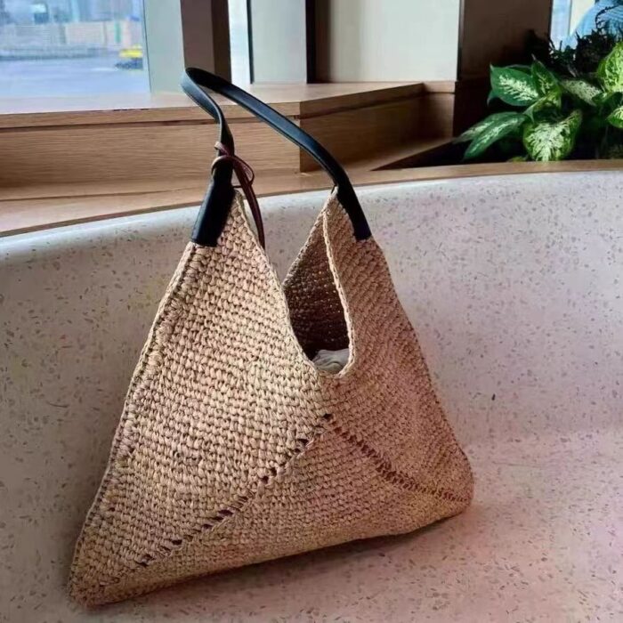 法式單肩扁之大三角包：圖片 3
