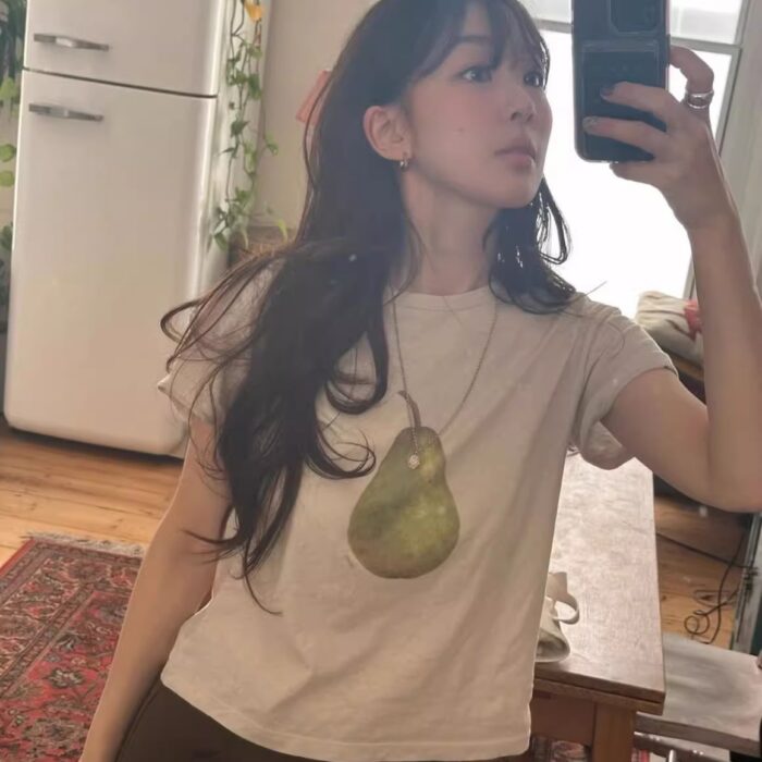 韓版女裝 - 梨子上衣 / 二色