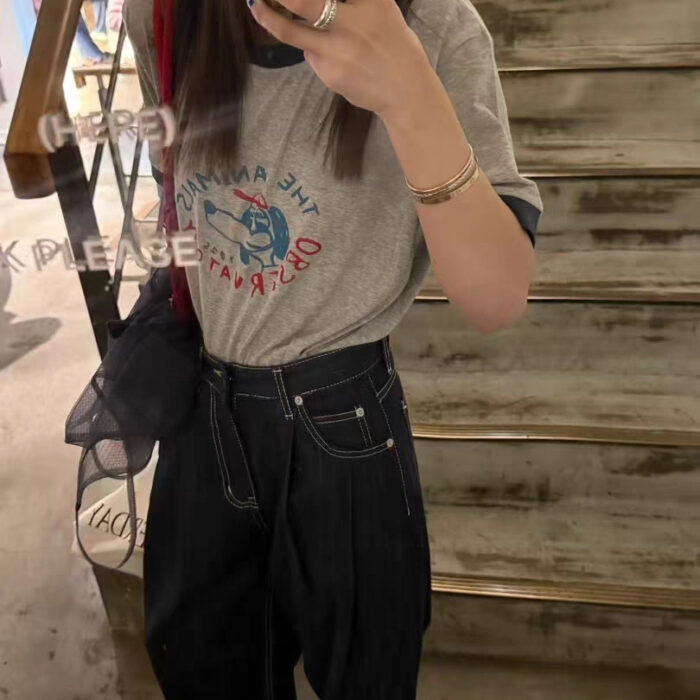 韓版女裝 - 狗狗印花上衣