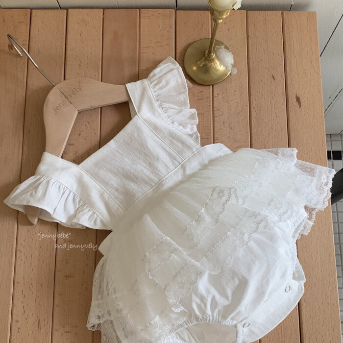 韓版夏季66~90cm - 週歲 百日宴 超夢幻網紗包屁衣