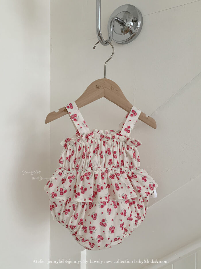 韓版夏季66~90cm - 碎花包屁衣