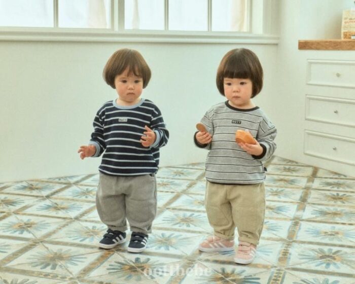 正韓秋季1~7y - 拼貼休閒褲 / 二色：圖片 7