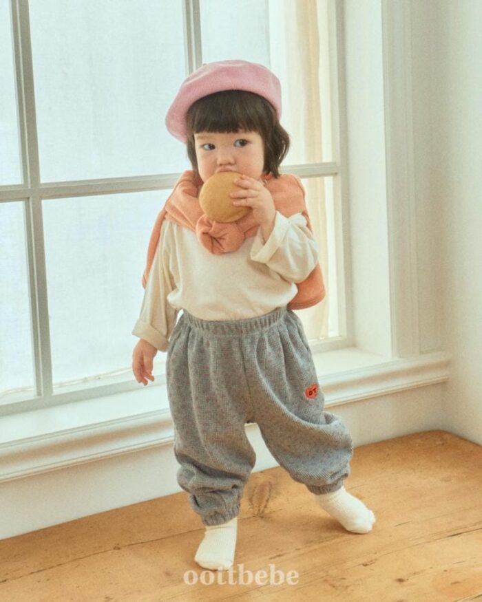 正韓秋季1~7y - 碎花休閒褲 / 四色：圖片 6