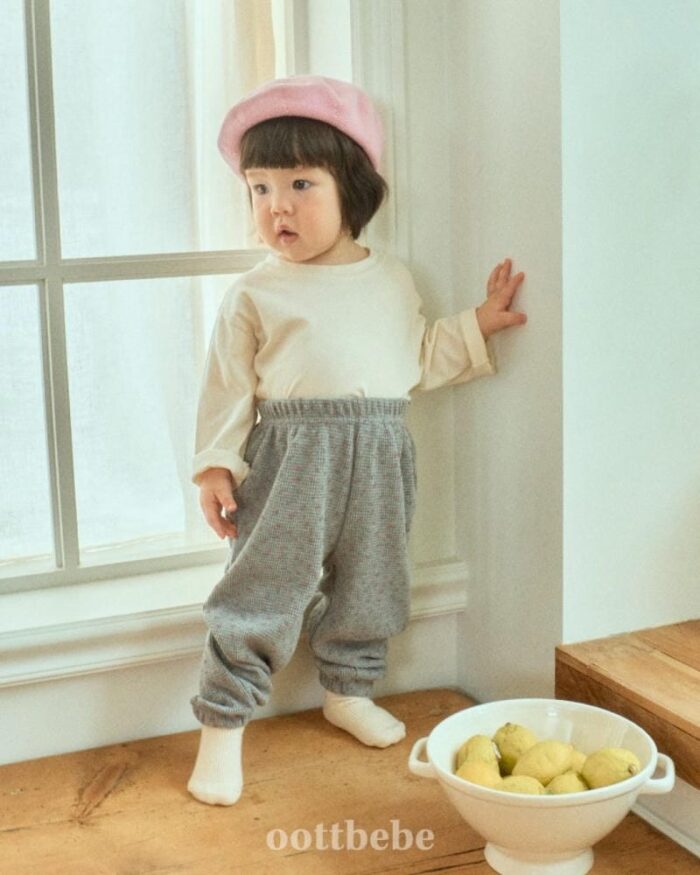 正韓秋季1~7y - 碎花休閒褲 / 四色：圖片 3