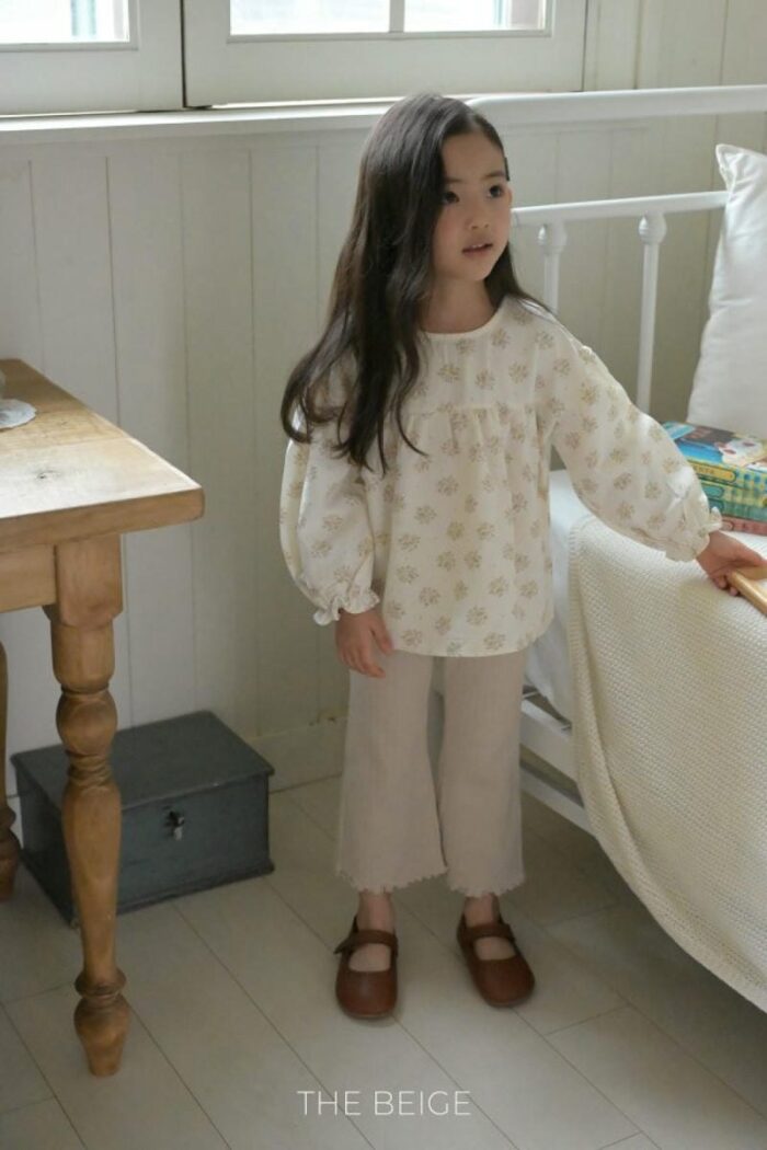 正韓秋季80~120cm - 碎花上衣 / 二色：圖片 7