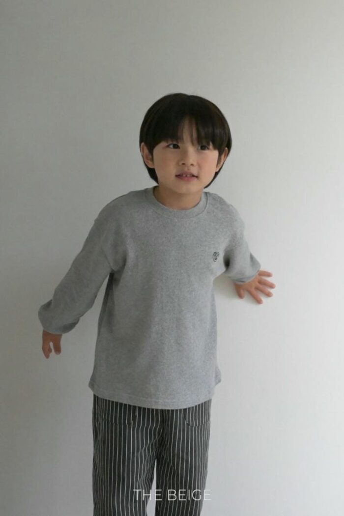 正韓秋季80~120cm - 愛心餅上衣 / 二色：圖片 3