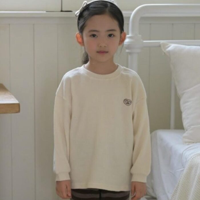 正韓秋季80~120cm - 愛心餅上衣 / 二色：圖片 2