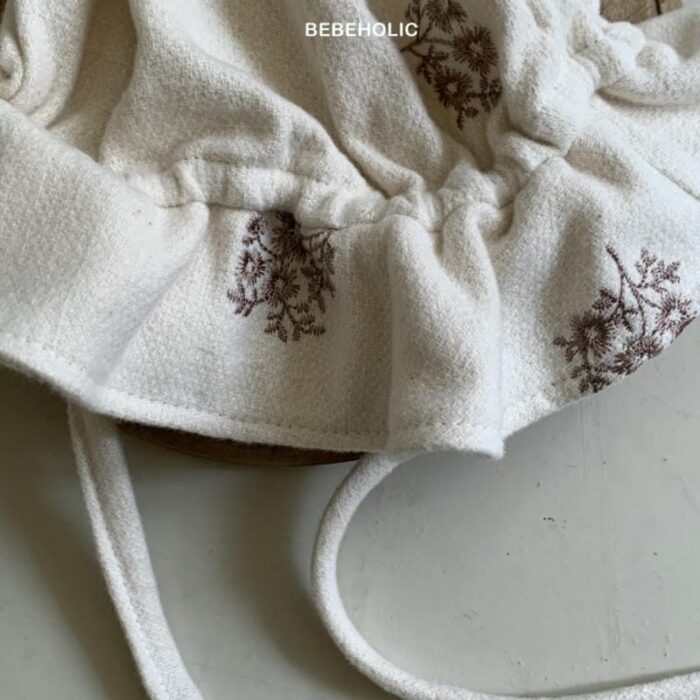 正韓秋季6~18m - 刺繡水餃帽 / 二色：圖片 4