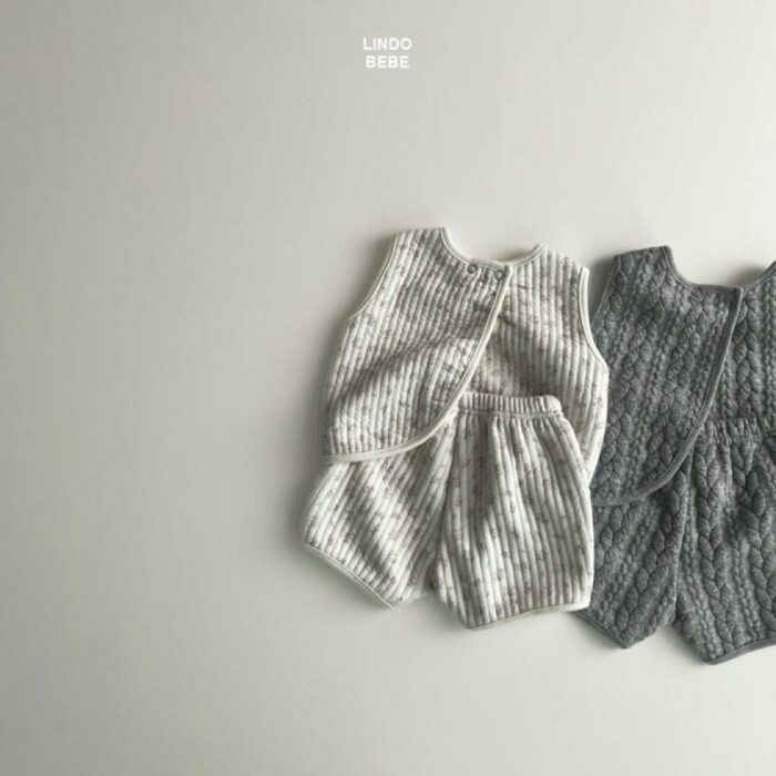 正韓秋季3m~18m - 背心套裝(上衣+下褲)/ 二色：圖片 4