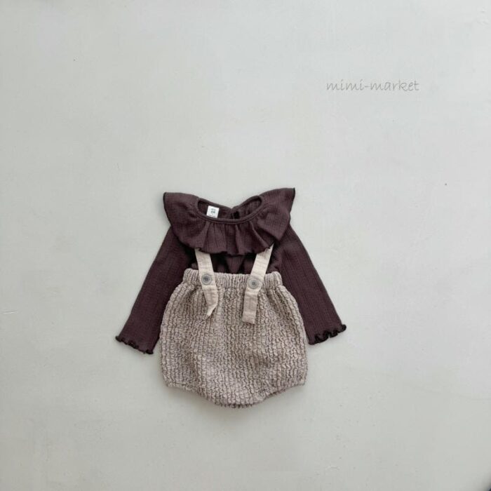 正韓秋季12~18m - 吊帶包屁褲 / 二色：圖片 2