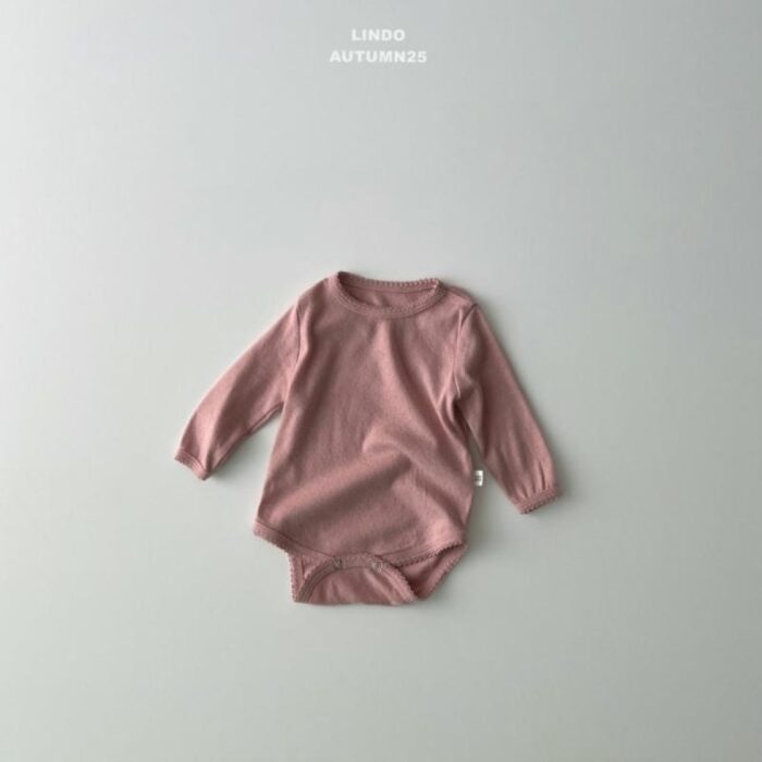 正韓秋季3m~18m - 小花邊舒服包屁衣 / 四色：圖片 7