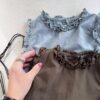 韓版夏季80~130cm - 森林荷葉邊背心 / 二色：圖片 2