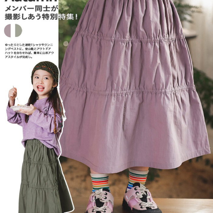 凹豆秋季100~150cm - 蛋糕裙 / 二色