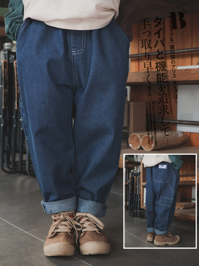 凹豆秋季100~160cm - 百搭牛仔