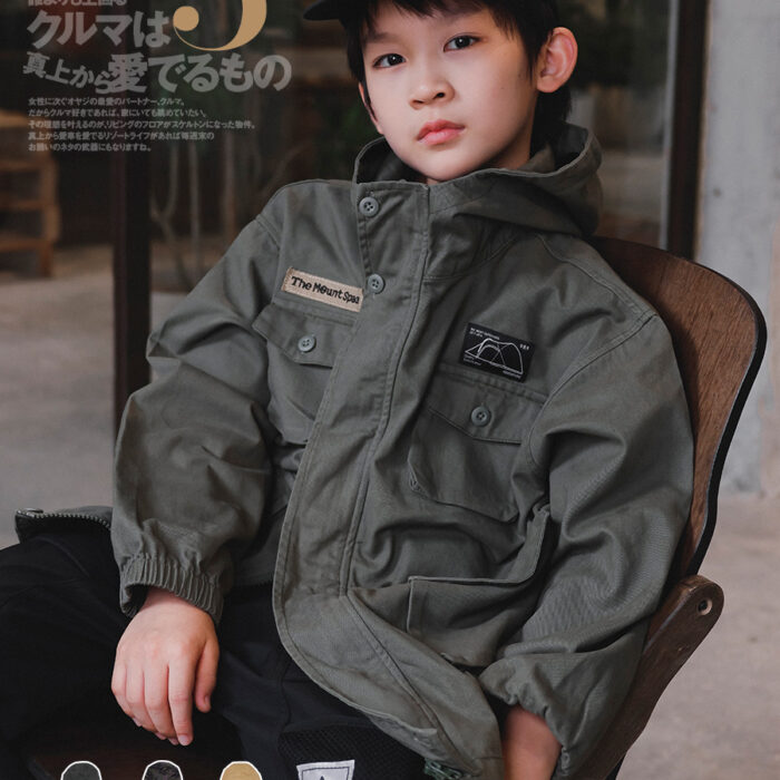 凹豆秋季100~170cm - 超日系工裝外套 / 三色