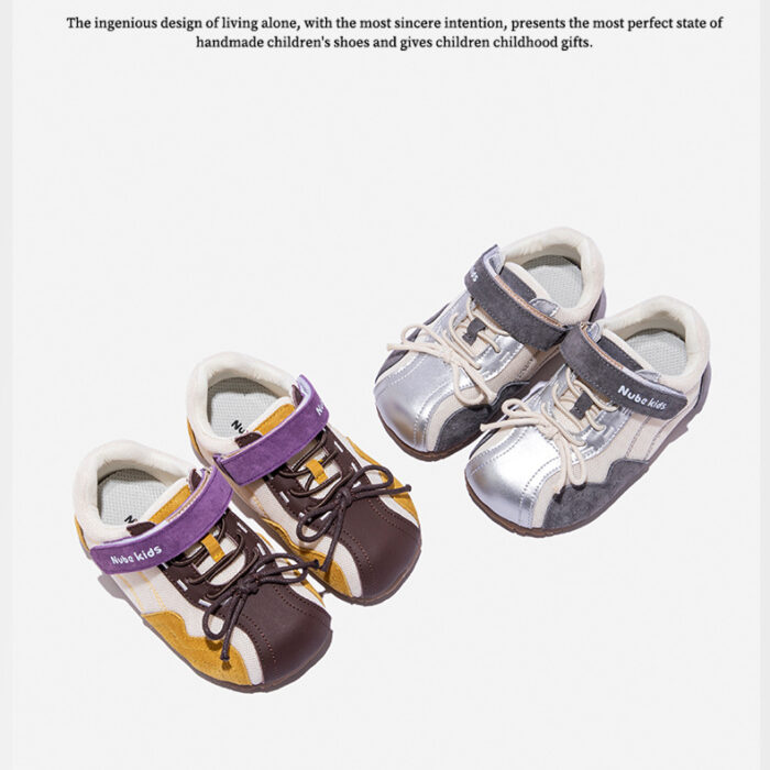 13.5~18cm - 撞色休閒軟底運動鞋 / 二色