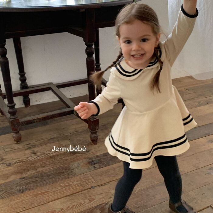 韓版秋季 66~90cm - 海軍包屁裙