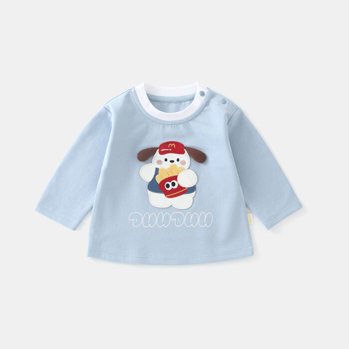 韓版秋季80~120cm - 薯條狗狗上衣