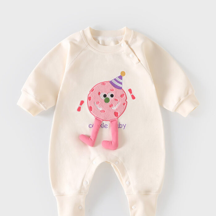 韓版秋季66~100cm - 餅乾連身衣