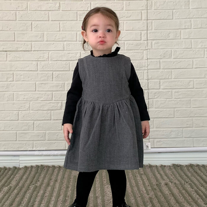 韓版秋季 80~110cm - 背心洋裝/打底衣